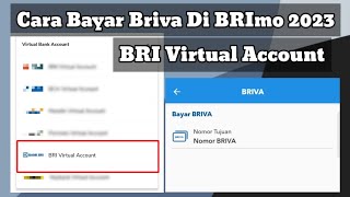 Cara Bayar Briva Di BRImo  Bayar BRI Virtual Account Lewat Brimo [upl. by Ynot]