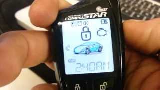 Compustar RF2W901SS 2way LCD remote brief look [upl. by Anitahs]