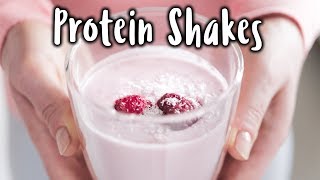 PROTEIN SHAKES ohne Eiweiß Pulver  3 Rezepte [upl. by Ledniahs]