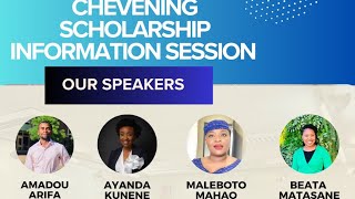 CHEVENING SCHOLARSHIP INFORMATION SESSION WITH 202324 SCHOLARTIPS AND TRICKS [upl. by Galer742]