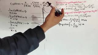 Analyse 1  Fonction Usuelles Trigonométrique  Fonction cotangente hyperbolique part 11 [upl. by Armahs]