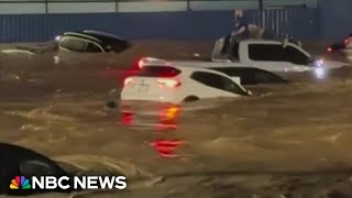 At least 2 dead hundreds rescued after severe flash flooding in New Mexico [upl. by Erda451]