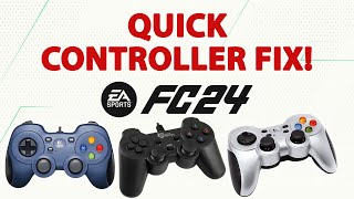 EA FC 24 Quick Controller Fix  PC controller Not Working FIXED [upl. by Wons]