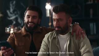 Ranveer Singh Samantha and Pujii Love This Butter Chicken [upl. by Wildon587]