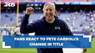 Fans react to Pete Carrolls departure [upl. by Eiramac344]