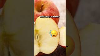 Manzana antes de ir a dormir frutas curiosidades saludable sabiasque tips [upl. by Eimor]