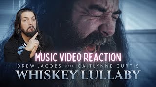 Drew Jacobs feat CaitlynneCurtis  Whiskey Lullaby Brad Paisley Cover  First Time Reaction [upl. by Yhtac]