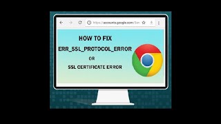 Fix “ERRSSLPROTOCOLERROR” for Google Chrome [upl. by Haianeb]