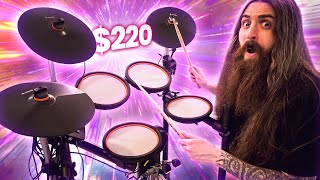 The CHEAPEST Electronic Drum Kit I’ve Ever Played [upl. by Trebmal]