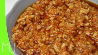 CÓMO HACER SALSA BOLOÑESA  Para acompañar platos de pasta [upl. by Nesnar]