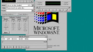 Windows NT 31 July Beta Build 1992 [upl. by Wilfreda]