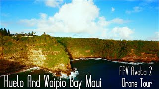 Waipio Bay and Huelo Maui  FPV Drone Tour [upl. by Selegna]