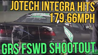 Jotech Performance Integra hits 17966mph GRS SFWD Shootout  Real Street Performance [upl. by Nyliram]