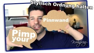 Ordnung am Schreibtisch  Pimp your Pinnwand [upl. by Ontina132]