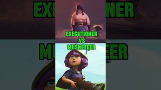 Ending The Debate 💪🏼 Executioner Vs Musketeer edit clashroyale shorts [upl. by Ymmik]