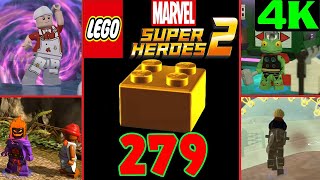 LEGO Marvel Super Heroes 2  All 279 GOLD Bricks  All quest Gold Bricks  All Stan Lee in Peril [upl. by Garrick359]