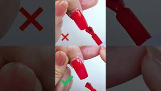 Demonstration of the correct way to apply nail polish💅🏻 nailart nails naildesign nailpolish [upl. by Mendelsohn]