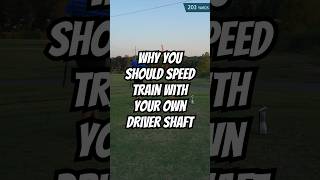 Gain speed and accuracy training with your own driver shaft golf golftips golfer [upl. by Alfie167]