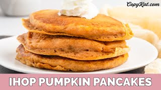 IHOP Pumpkin Pancakes [upl. by Annaig]