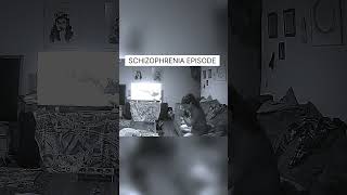 Schizophrenia Symptoms Caught on Security Camera [upl. by Hannahs]