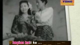 quotSEMARAK HATIquot original PRamlee dari filem quotJuwitaquot1951 chorus berulang amp lyric by ZAHADA VIDEO [upl. by Arinaj]