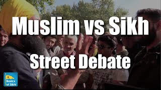 Must Watch Muslim Vs Sikh  Street Debatequot 7 Sikhs  Speakers Corner Hyde Park [upl. by Crescentia99]