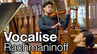 Vocalise  Rachmaninoff  Timothy Chooi ♫ Violin  4K video [upl. by Nylirad602]