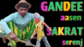 SAKRAT  GARI AASEN ketez koda style te  Santali comedy video [upl. by Aipmylo897]