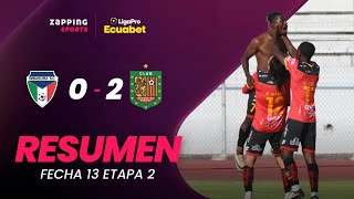 Imbabura SC 0  2 Deportivo Cuenca Resumen Fecha 13  2da Etapa  LigaPro Ecuabet [upl. by Lefton]