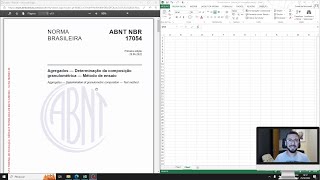 Planilha no Excel para a NBR 170542022 Agregados  Determinação da composição granulométrica [upl. by Bryana]