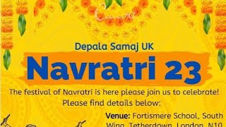 Depala Samaj UKs  Navratri Day 4  181023 [upl. by Tarsuss842]