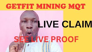 Getfit Mining MoveQuest  How To Claim Your SharesRewards  Proof Of Rewards Claim [upl. by Ahkeber]