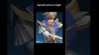 DYRROTH NEW SKIN 😈shortmlbb shorts mlbb mobilelegends shortsmoba [upl. by Nwahsel776]