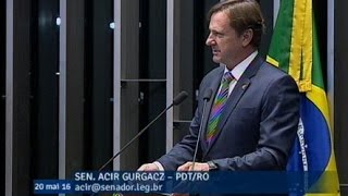 Acir Gurgacz enfatiza necessidade das obras de infraestrutura para o país [upl. by Jun]