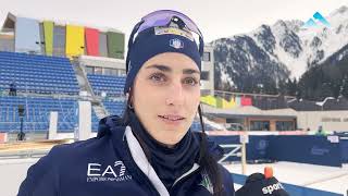 Biathlon  Intervista a Rebecca Passler alla vigilia della short individual di Anterselva [upl. by Recneps]