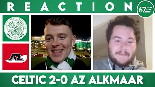 Celtic 20 AZ Alkmaar  LIVE Reaction [upl. by Enneirda]