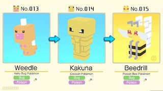 Pokémon Quest Weedle Evolved Into Kakuna  Beedrill  Pokémon Evolution Tips and Guides [upl. by Ellerahs726]