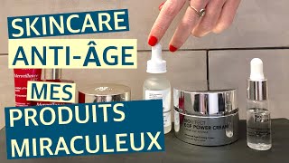 SKINECARE ANTIÂGE  MES PRODUITS MIRACULEUX [upl. by Wilber]