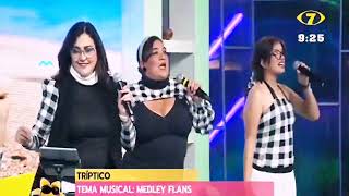 MEDLEY FLANS  Rocio Recinos junto a banda Tríptico [upl. by Awra784]