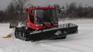 Trail Grooming Lake Hayward  Feb 3 2010 [upl. by Yarazed]