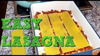 Easy Homemade Lasagna Recipe  No Boil Lasagna Recipe  4K Cooking Videos [upl. by Winni]