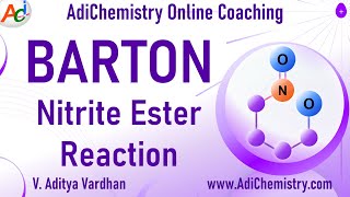 Barton nitrite ester reaction photochemistry mechanism steroids nitirite ester dnitroso alcohol [upl. by Ecadnak]