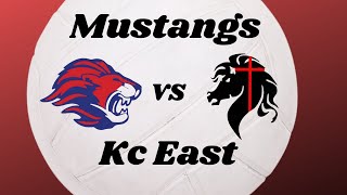 Middle School Volleyball VS KC East [upl. by Enitsua151]