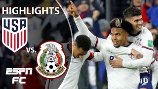 Christian Pulisic amp Weston McKennie shine in USMNTs win vs Mexico  WCQ Highlights  ESPN FC [upl. by Joappa776]