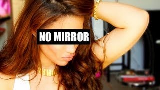 NO MIRROR MAKEUP CHALLENGE FT BrittanysChoice [upl. by Dani]