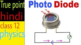 🔴 Photodiode in hindi  for class 12 [upl. by Daenis]