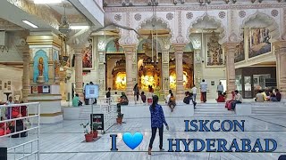 Inside the Beautiful ISKCON Temple at Abids Hyderabad  Temple Tour ISKCONHyderabadAbids [upl. by Lemert575]