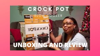 Crock Pot Slow Cooker Unboxing and Review 2020 [upl. by Nybor]