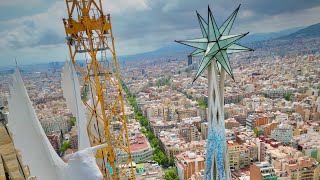 La Sagrada Familia de Barcelona 4k Drone [upl. by Izaak]