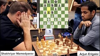 Shakhriyar Mamedyarov Vs Arjun Erigaisi  World Rapid Team Championship • 2024 [upl. by Ardeed125]